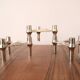 Set of three Nagel candlesticks from the 70s