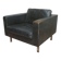 Early COR leather lounge chair, 1950s