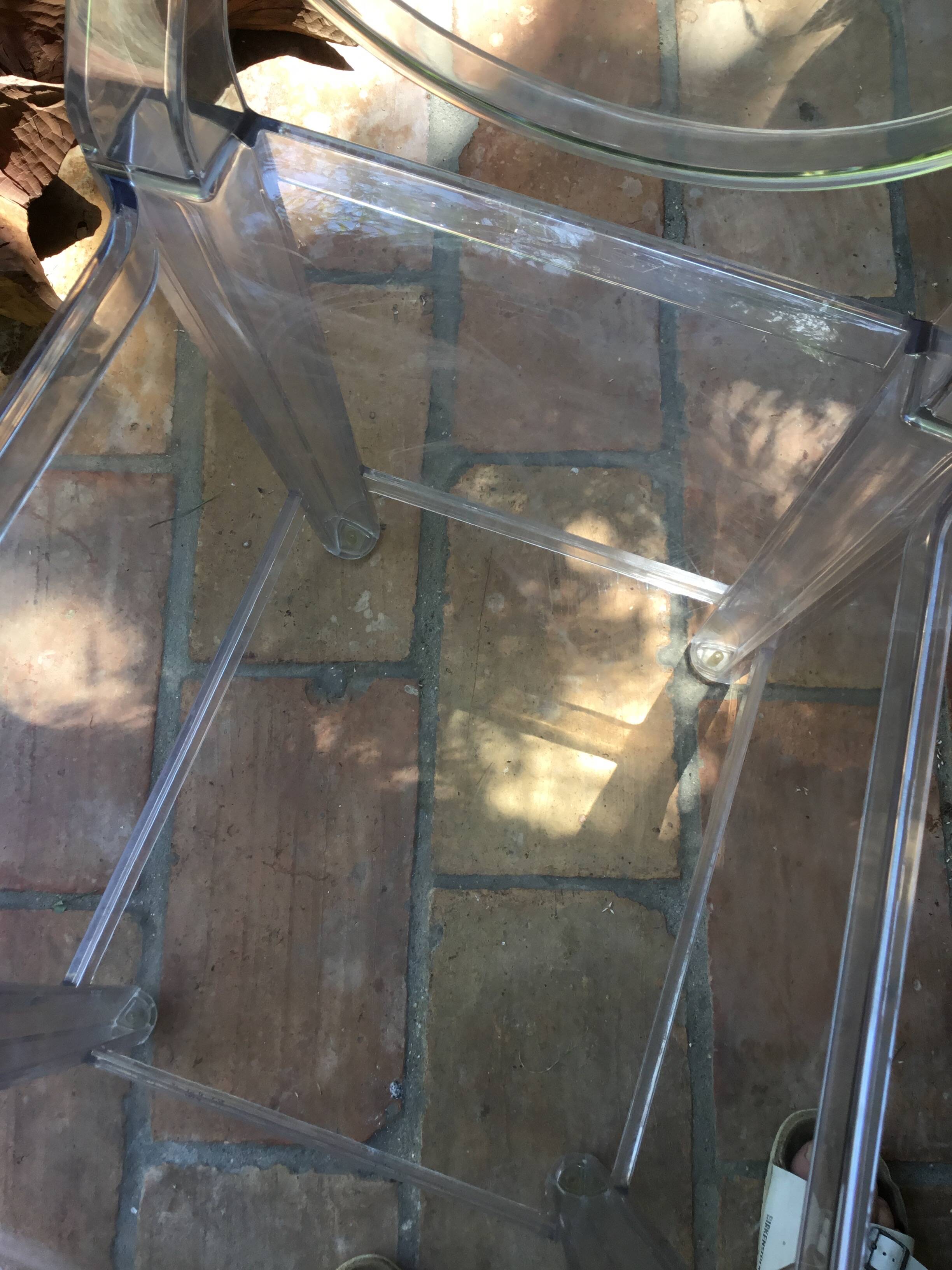 Paire de tabourets de bar by kartell Philippe starck