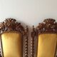 Pair of chairs chauffeurs style Henri II
