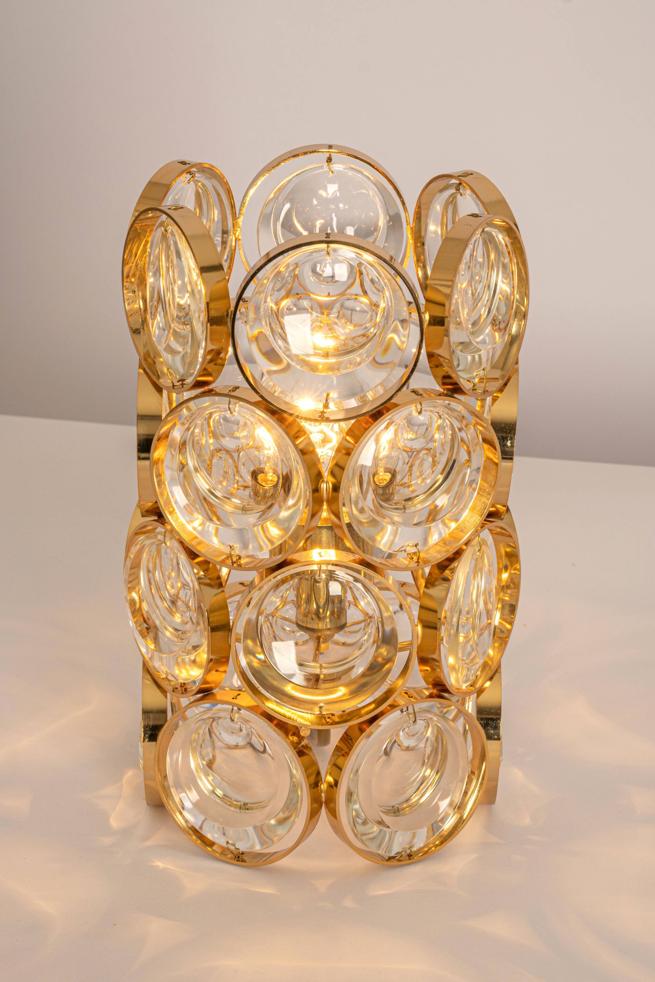 Table lamp designed by Palwa, in the style of Sciolari, Germany, 1960s.