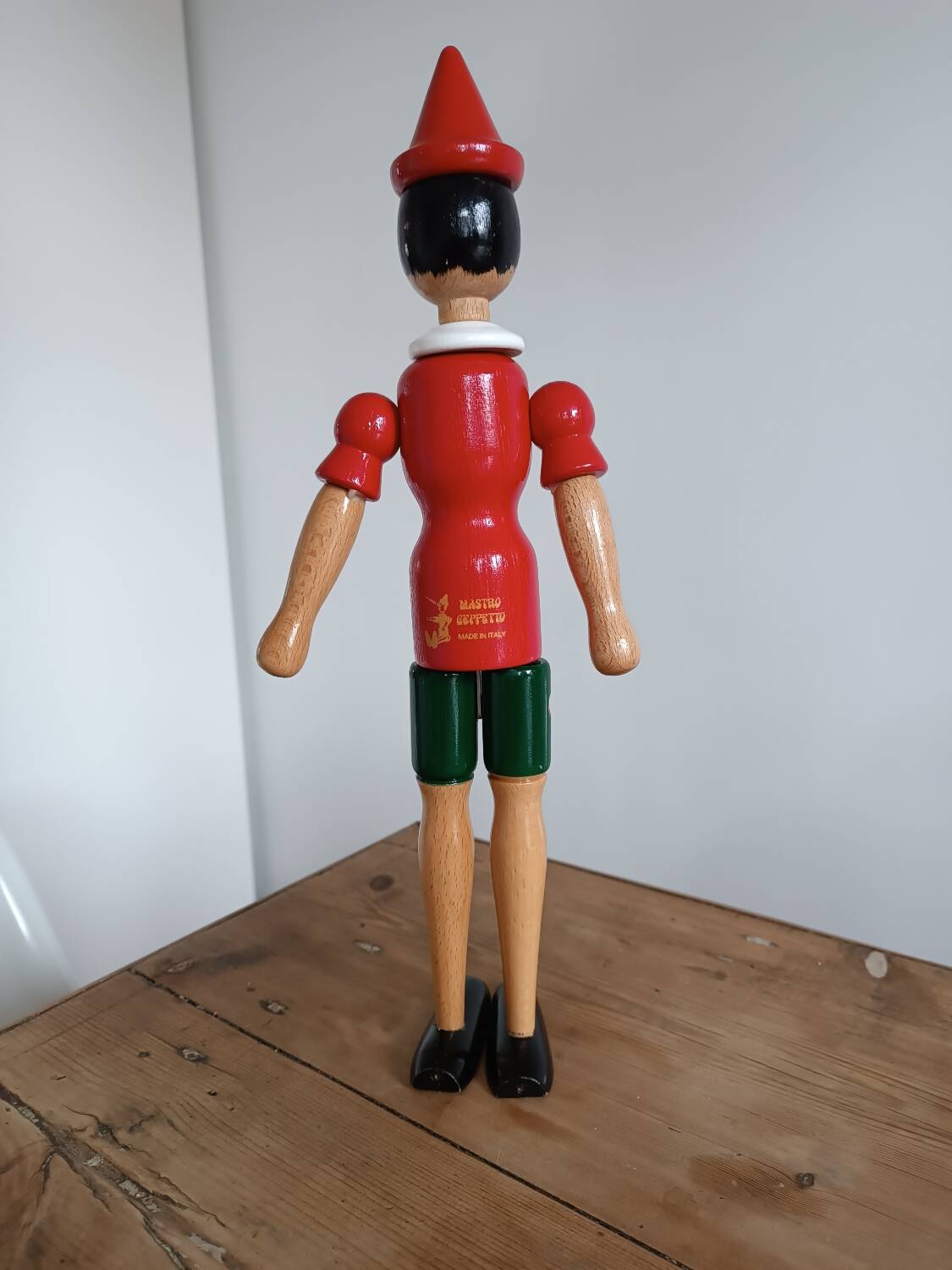 Wooden Pinocchio from the 80s Italy