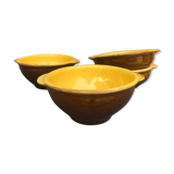 Set of sandstone bowls