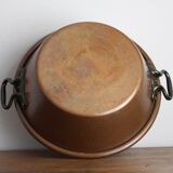 Hammered copper basin