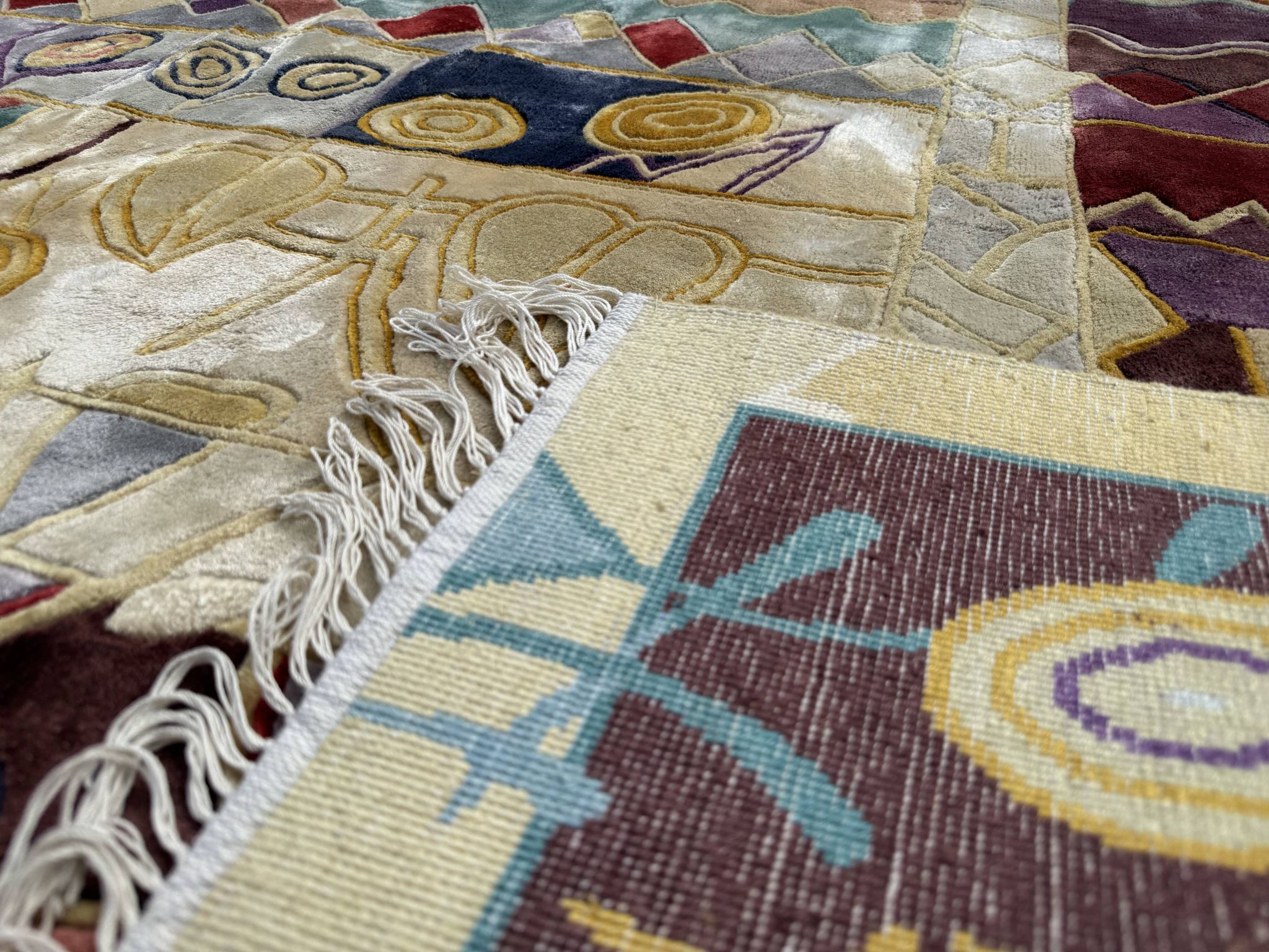 Shanghai Art Deco Silk Rug 300x200 cm