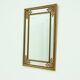 Large Decorative Gold Plated Mirror by Deknudt Belgium 1980s