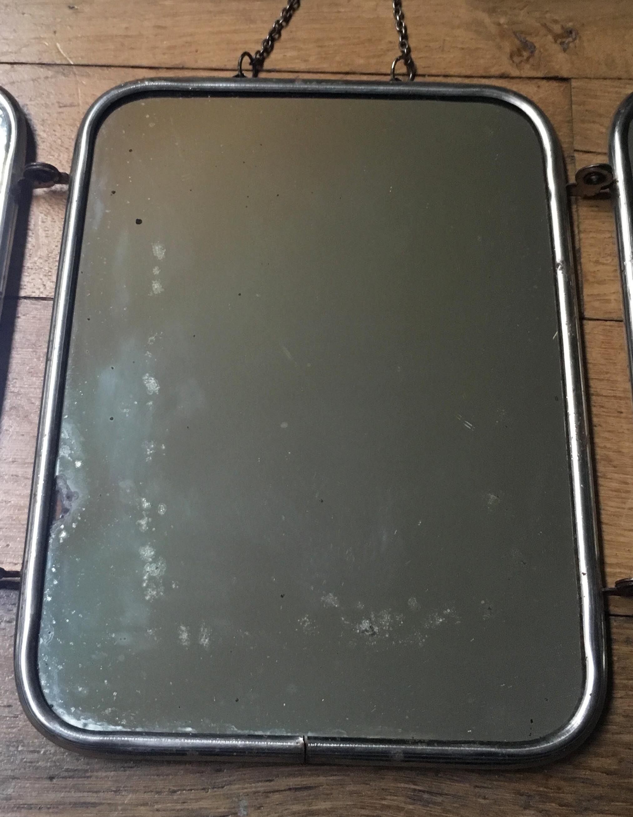 Barber triptych 21x49cm mirror