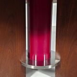 Dining table in walnut, laminate and steel by Silvio Coppola for Bernini, Italy.