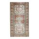Vintage Turkish Oushak Handmade Wool Cotton Beige Area Rug 93x183