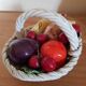 Vintage Ceramic Fruit Basket