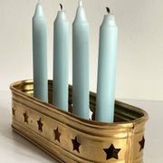 Vintage Brass Candlestick for 4 Candles