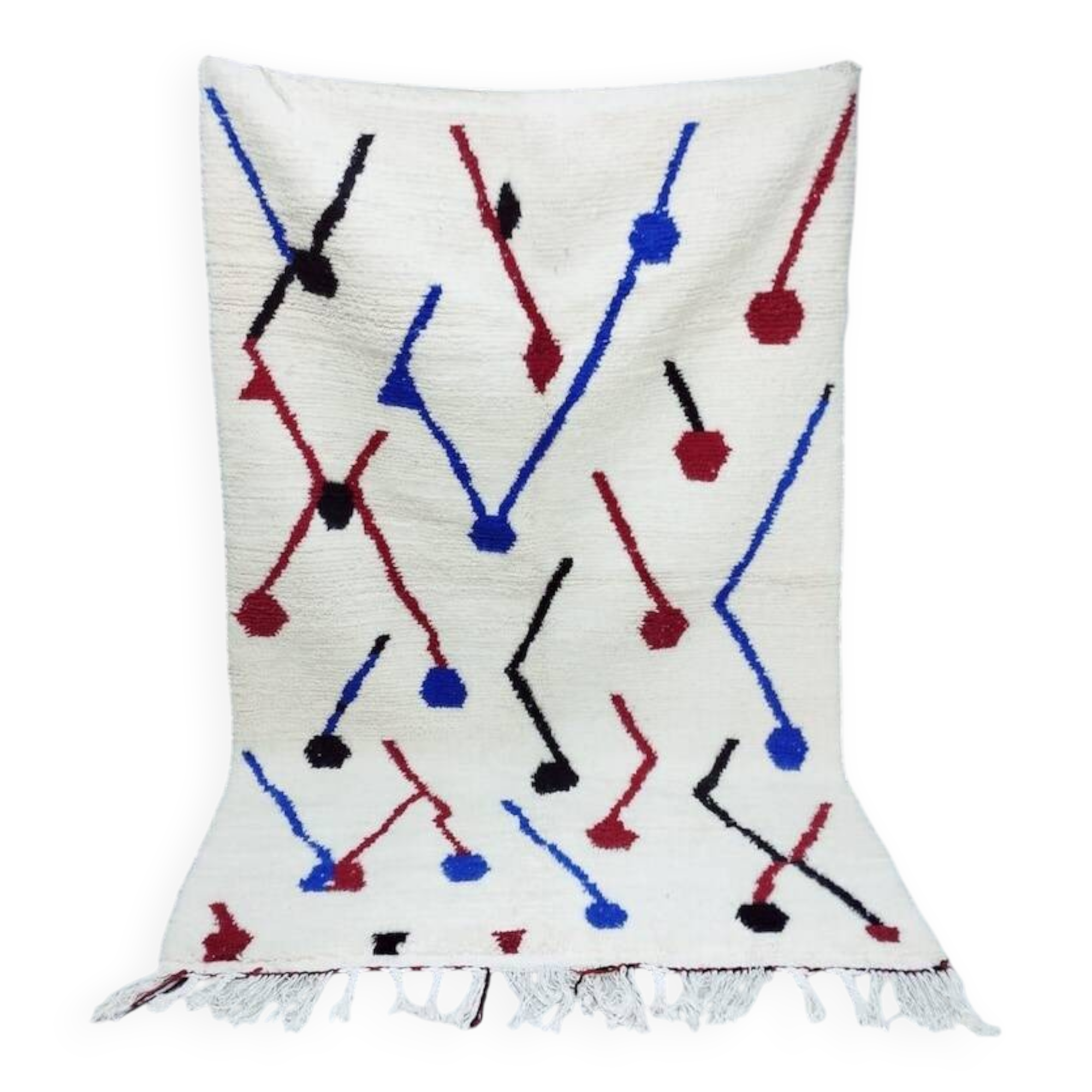 Tapis marocain bérbere en laine 250cmx 150cm