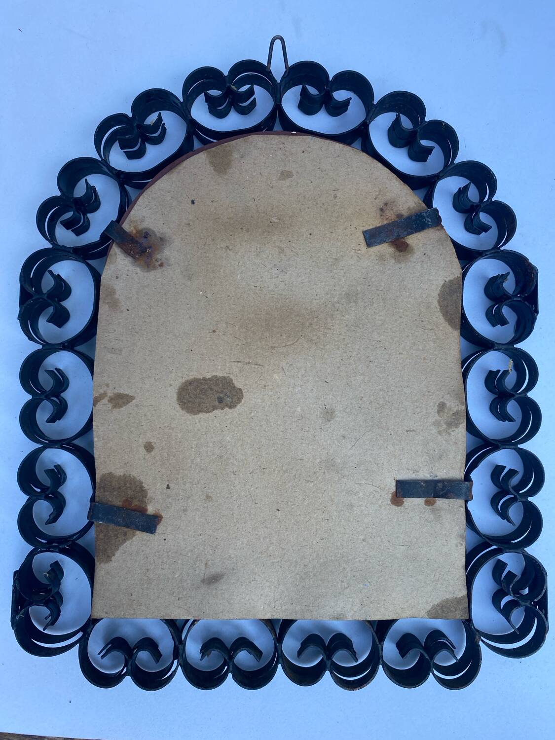 Wrought iron mirror