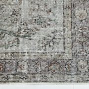 5x9 Gray & Black Oriental Vintage Rug 170x275Cm SK 6991