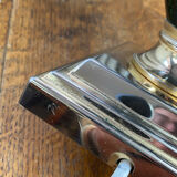 Ceramic and brass lamp Schuytener