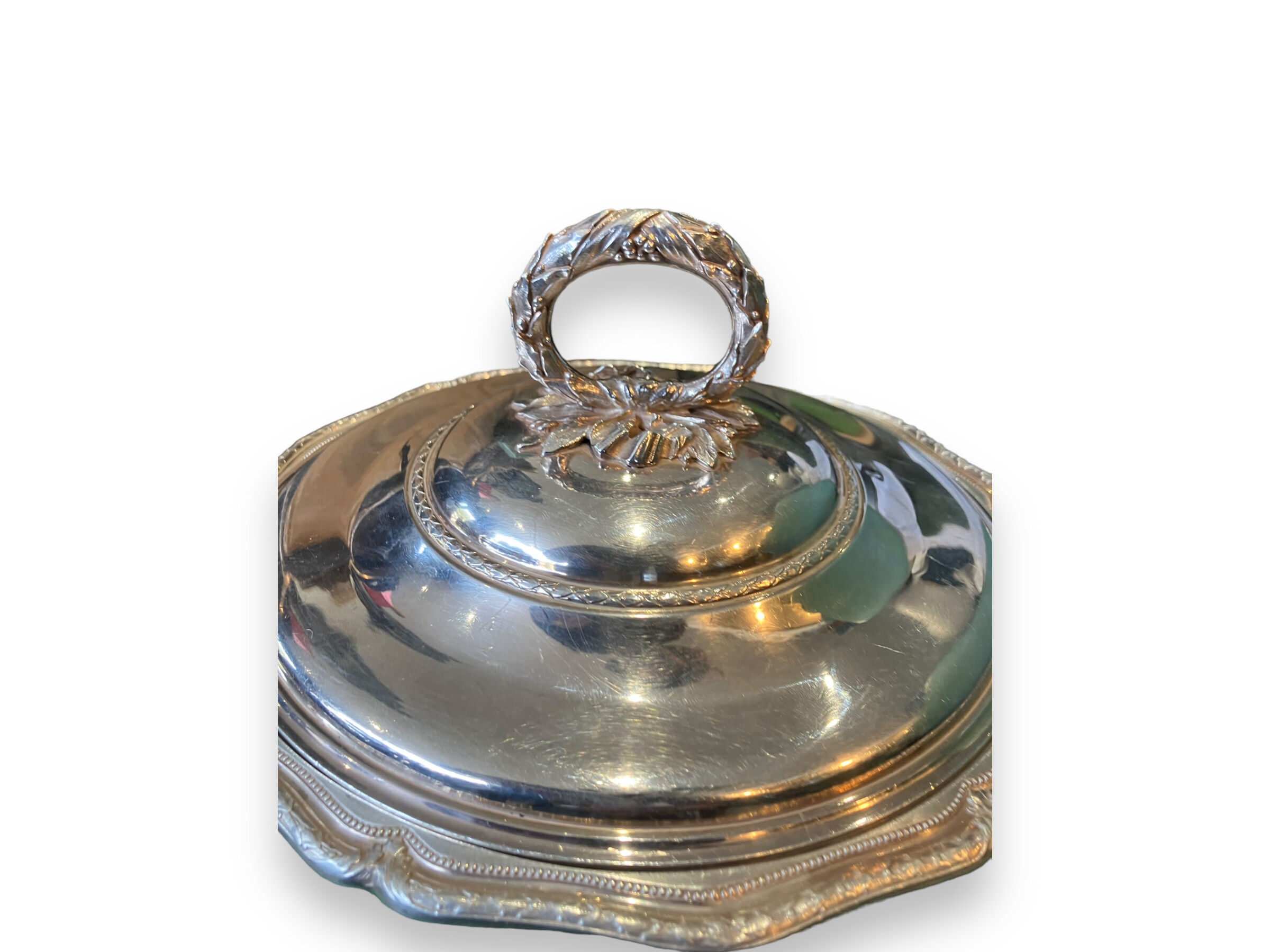 Solid silver vegetable tree Louis XVI style