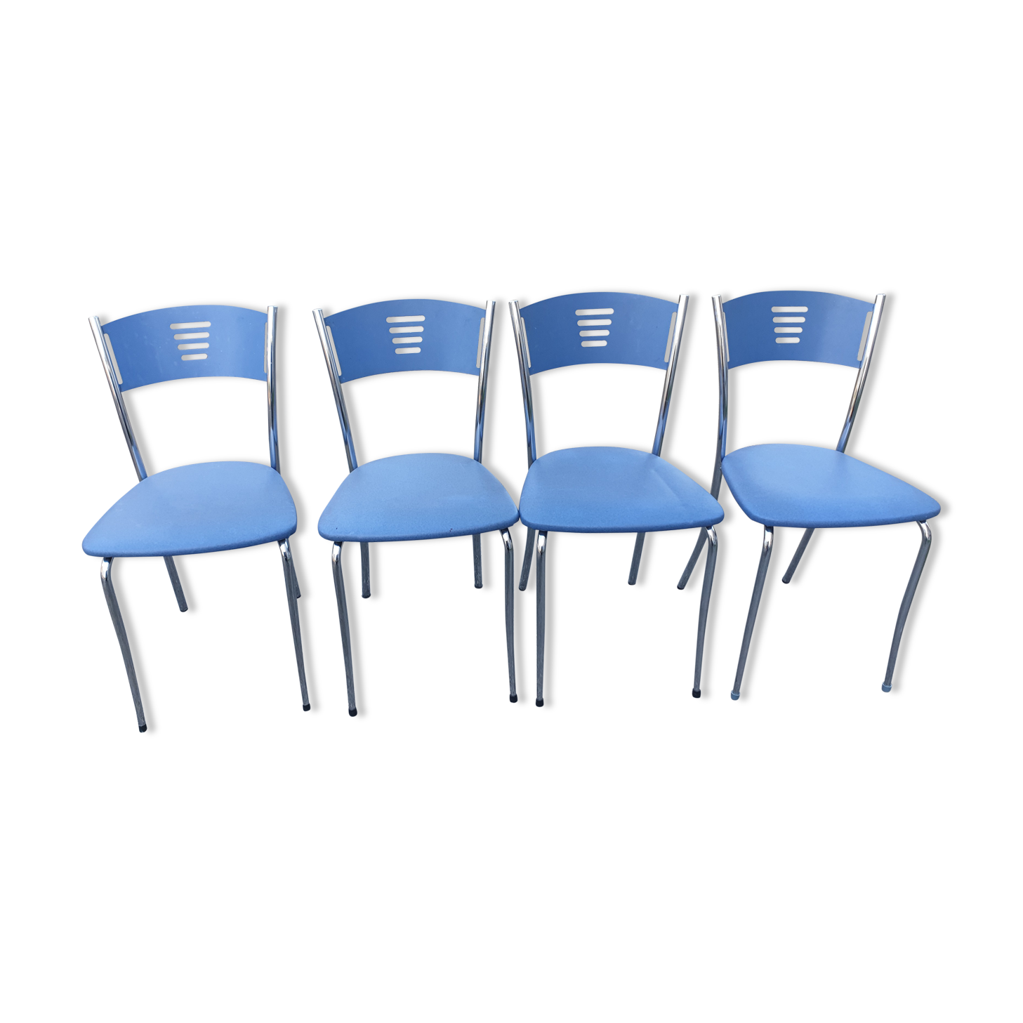 Metal and chrome chairs