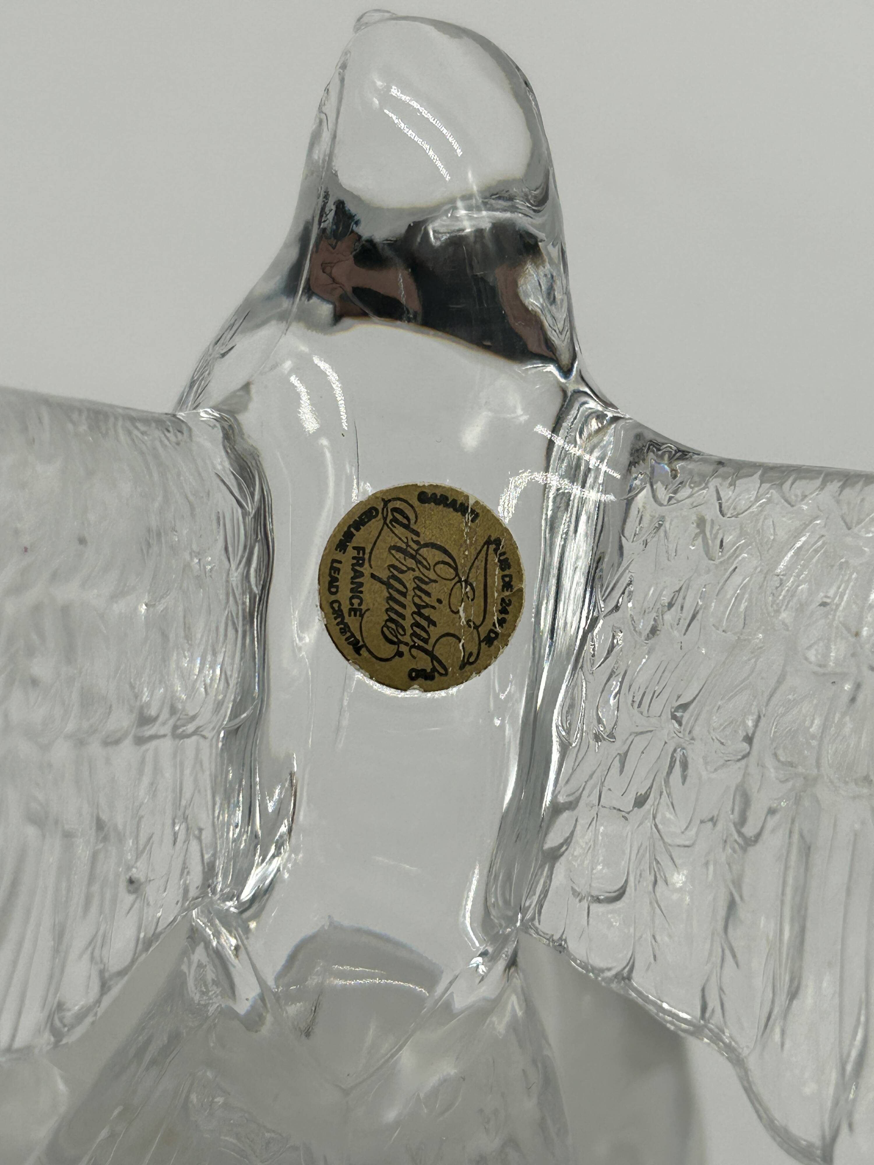 Crystal dove from Arques