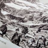 The circus of Gavarnie, Hautes-Pyrénées, photo print from 1937.