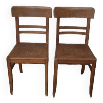 Paire de chaises bistrot