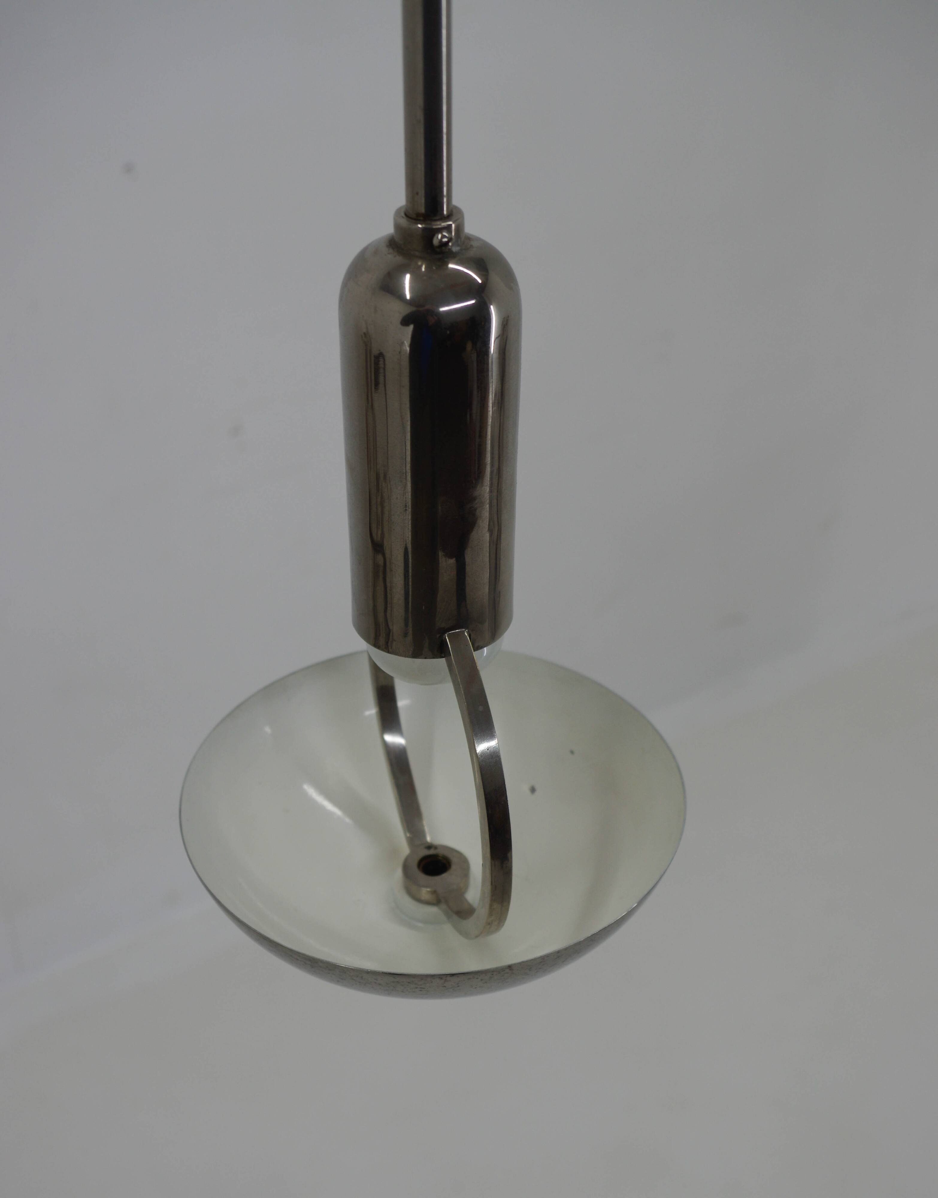 Bauhaus / Functionalist Pendant, 1930s, Restored