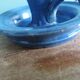 Stoneware candlesticks signed artisanal ceramics