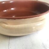 Ancien plat en grès 27cm