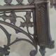 Pair of 19th-century bronze cathedral wall sconces with 5 lights