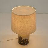 Rare Danish ceramic lamp designed by Bente Jessen, 1970s
