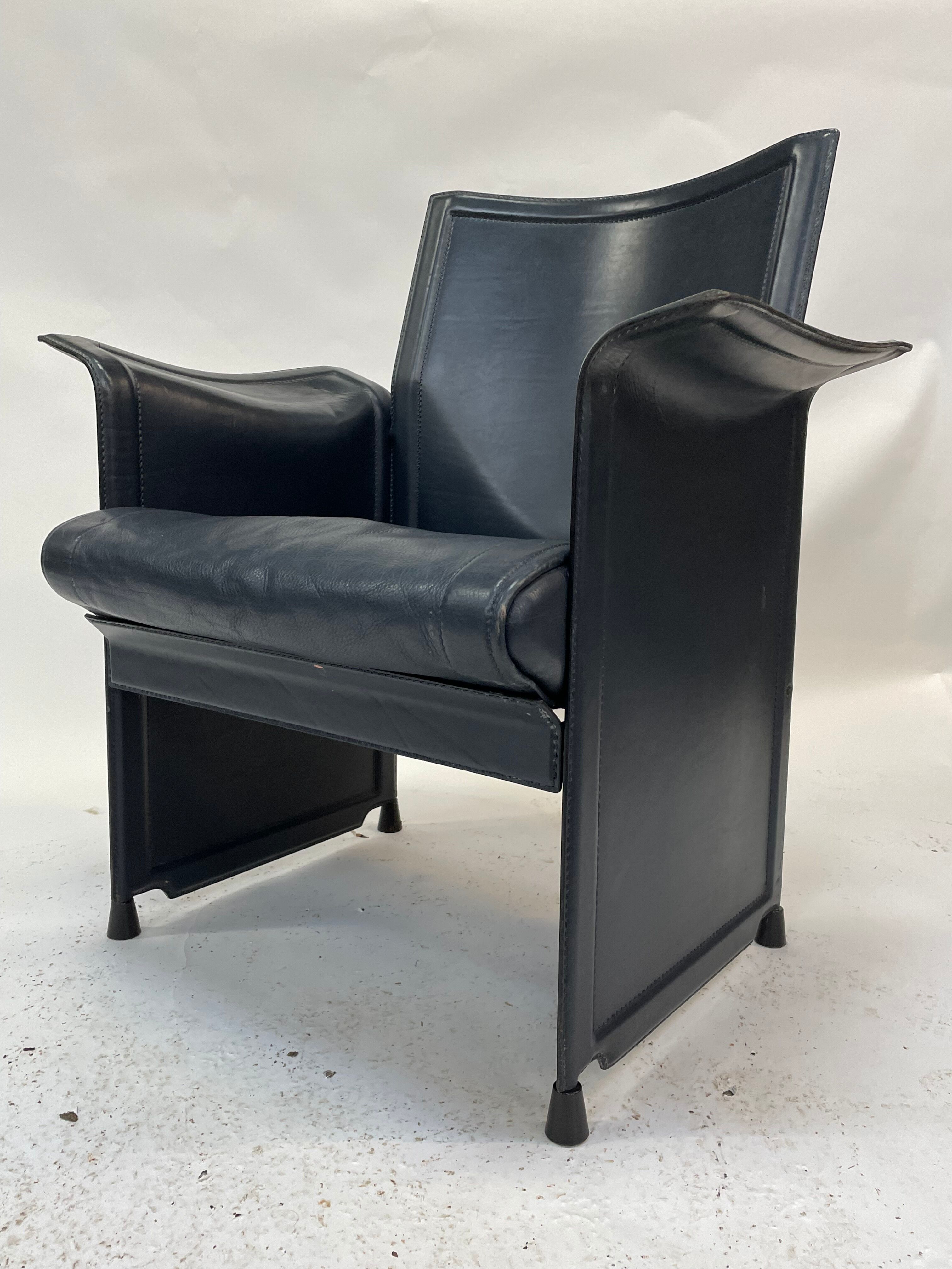 Vintage Tito Agnoli for Matteo Grassi dining chair Design