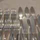 6 fish cutlery sets, 12 pieces, silver-plated metal, Christofle silversmith, Albi pattern