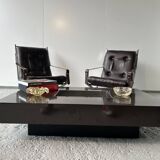 Coffee table in the style of Willy Rizzo Italian Design 1970