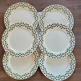 Flat plates Terre de fer Chantilly model