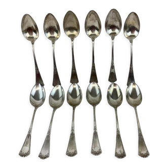 12 old spoons, Stark800 silver