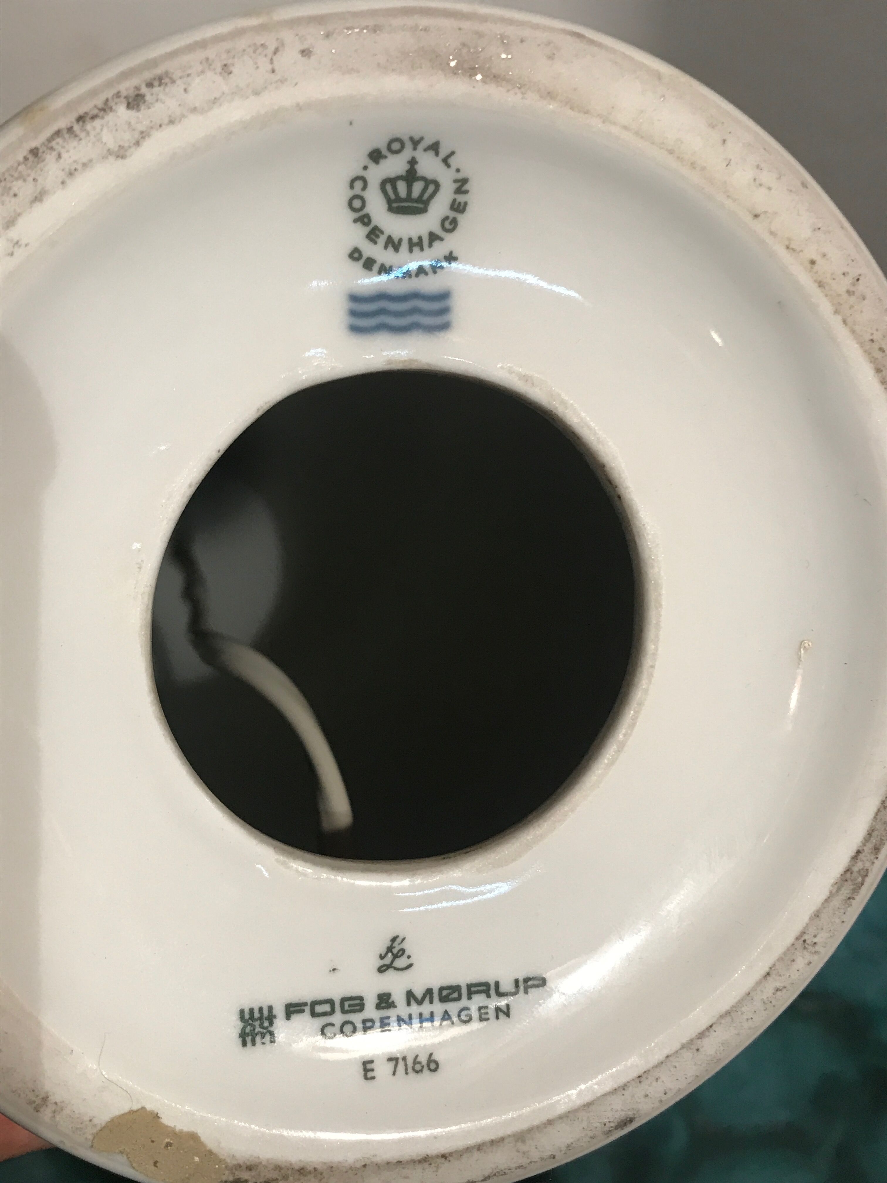 Royal Copenhagen Fog Lamp - Morup Denmark E 7166 1970