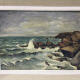 A. Ledieu - Oil "Seascape"
