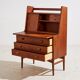 Restored teak bureau desk