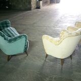 Organic year 50-60 club chairs pair