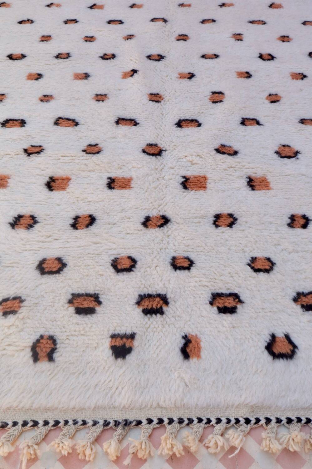 Tapis berbère léopard fait-main