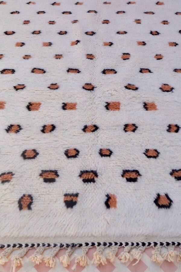 Tapis berbère léopard fait-main