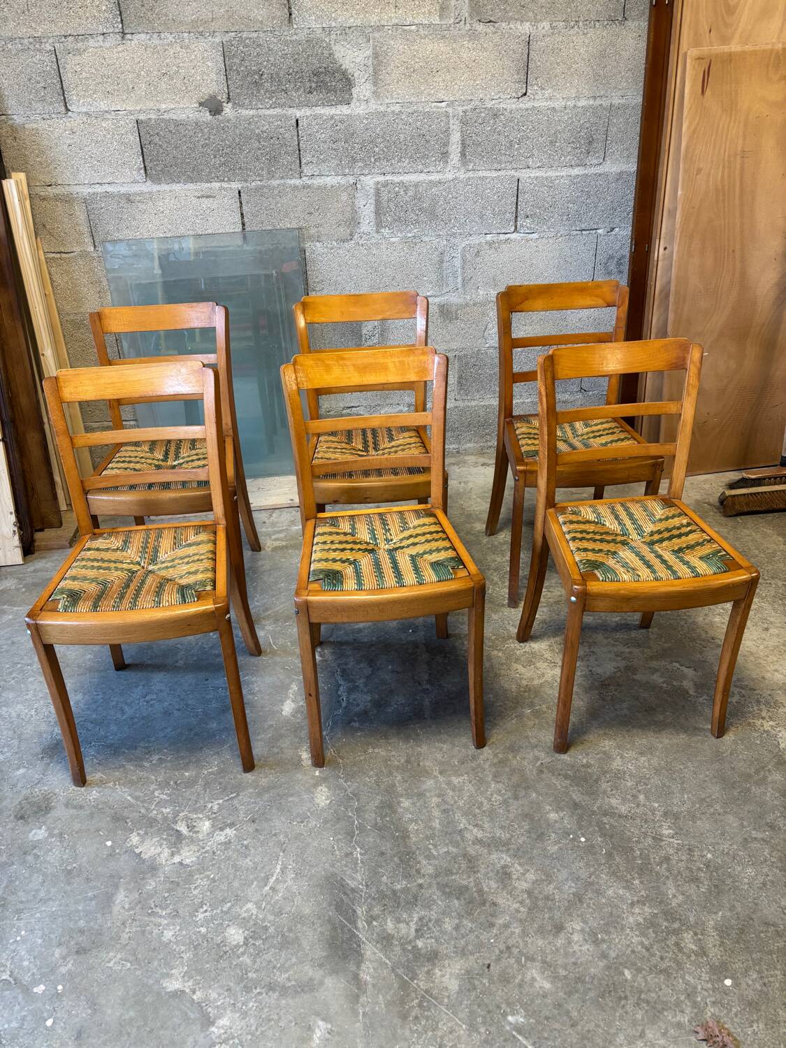 Monobloc bistro chairs