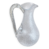 Pichet à glace en cristal givré Baccarat.