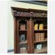 Antique Neo-Renaissance bookcase, display cabinet, walnut