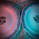2 Moustiers Earthenware Plates | 18th Century | Colorful Floral Decor