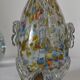 Vase d'art marmoréen vintage
