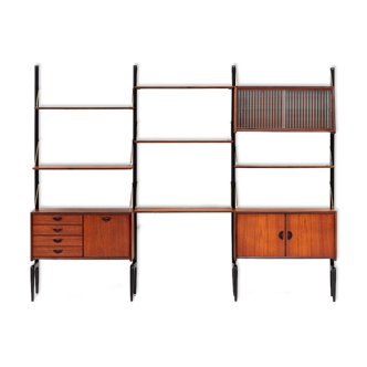 3-piece Wall unit by Louis van Teeffelen for Wébé, Dutch design, 1950’s