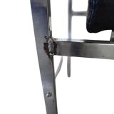 Set of 4 vintage chrome chairs / dining chairs