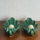 Ceramic shell wall sconces