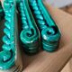 Set of 11 Vallauris glazed porcelain knife holders