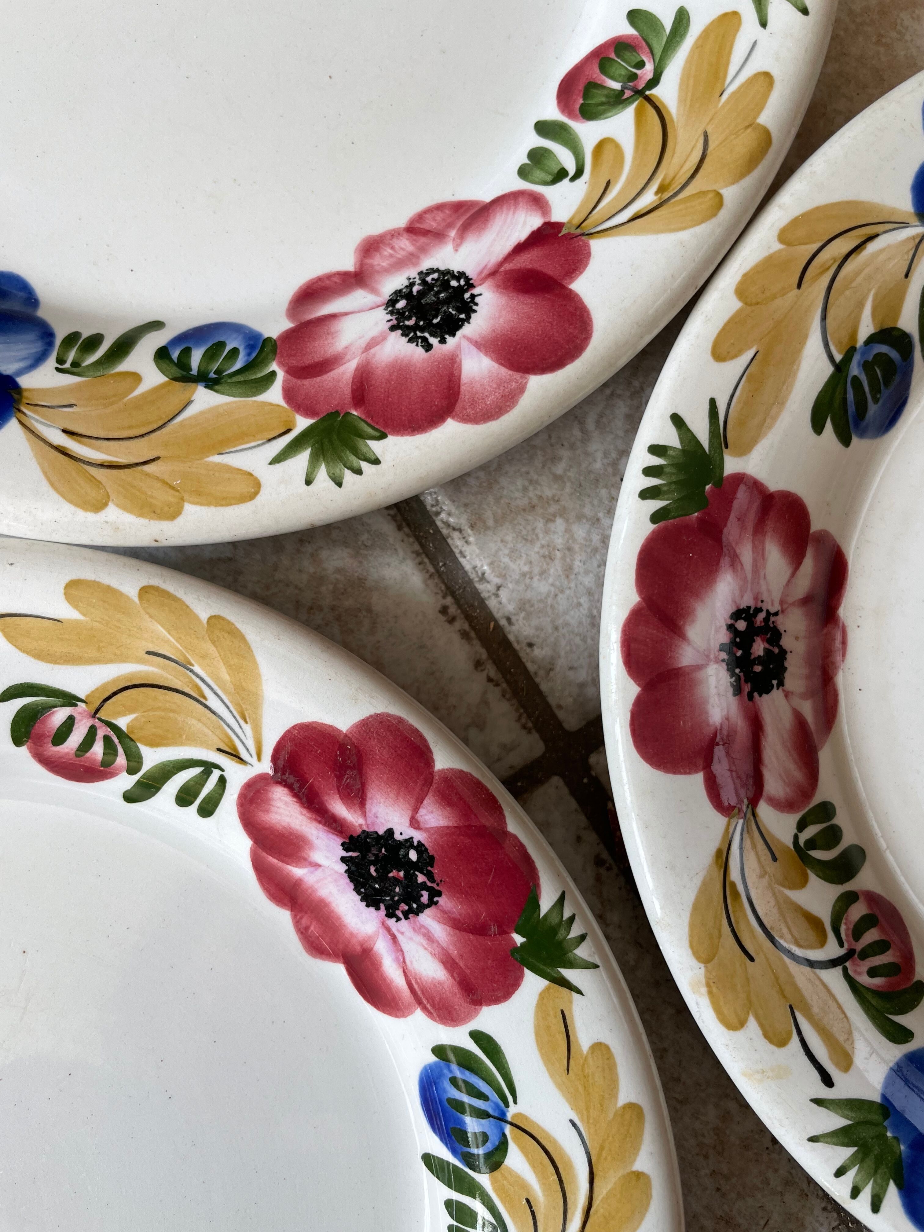 Set of 8 Ginori dessert plates